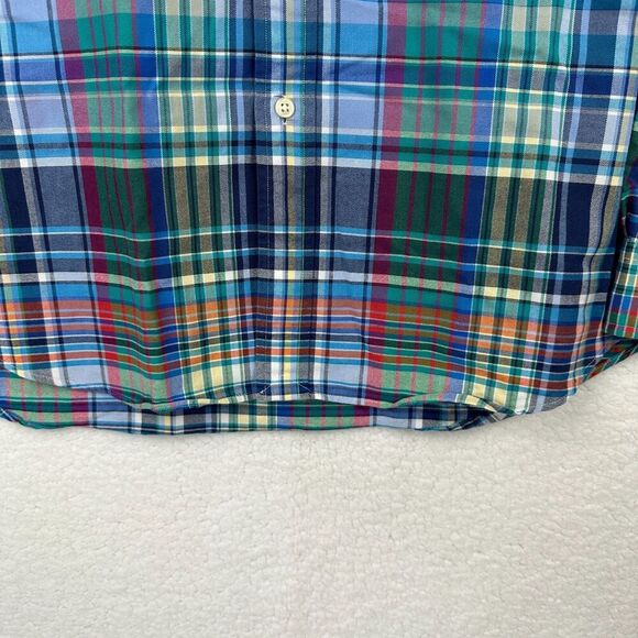 Ralph Lauren Check Oxford Button Down Shirt Mens XL Plaid Colorful 100% Cotton - Picture 7 of 11